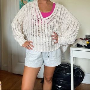 Oversized knit sweater